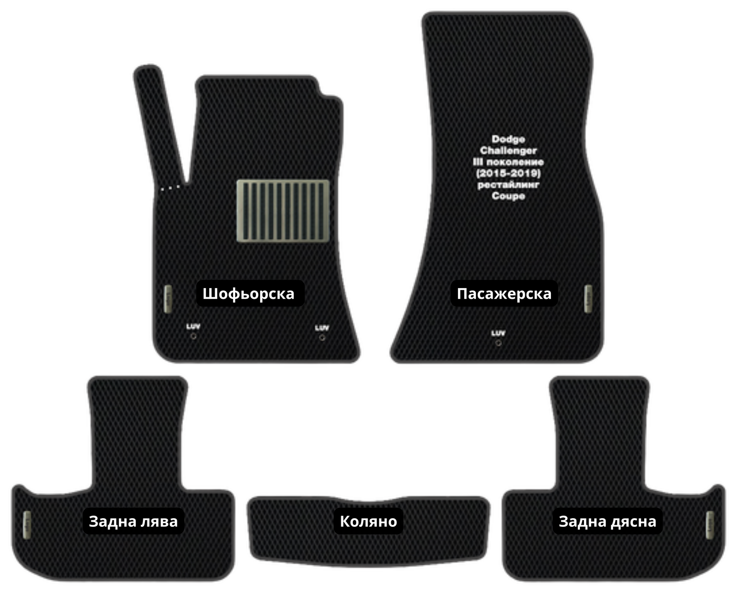 Dodge Challenger (2015-2019) D-01 EVA floor mat set