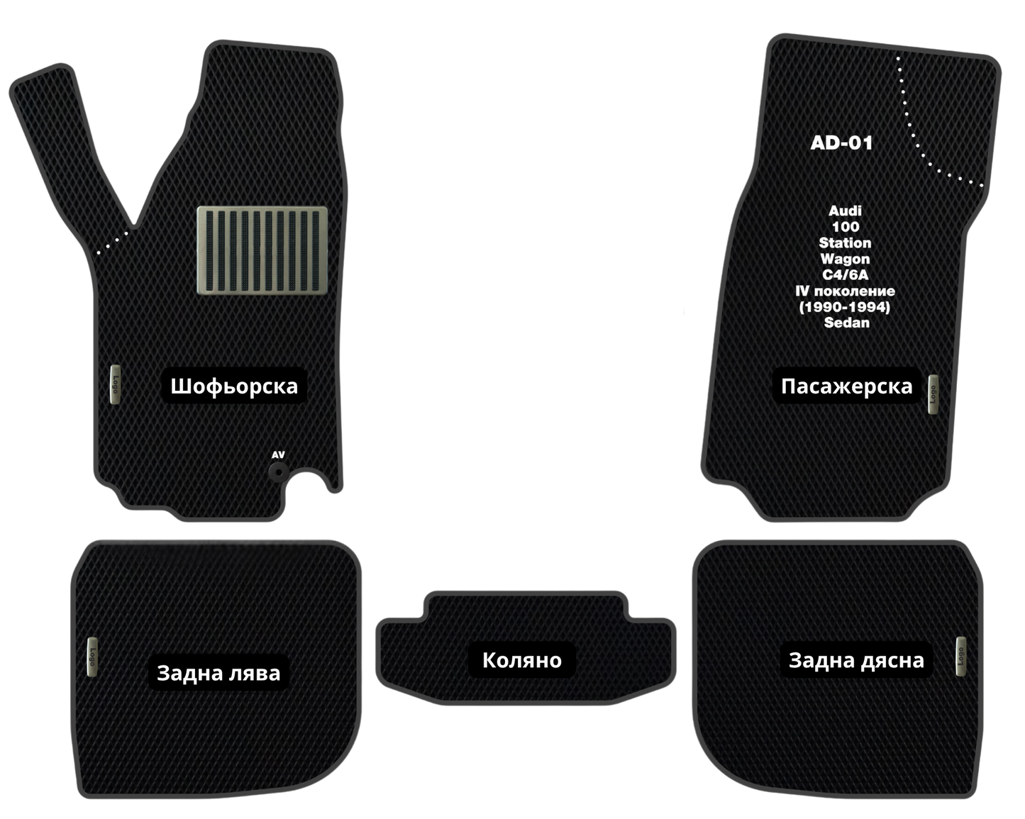 EVA Стелки Audi 100 C4/4A (1990-1994) Седан IV поколение