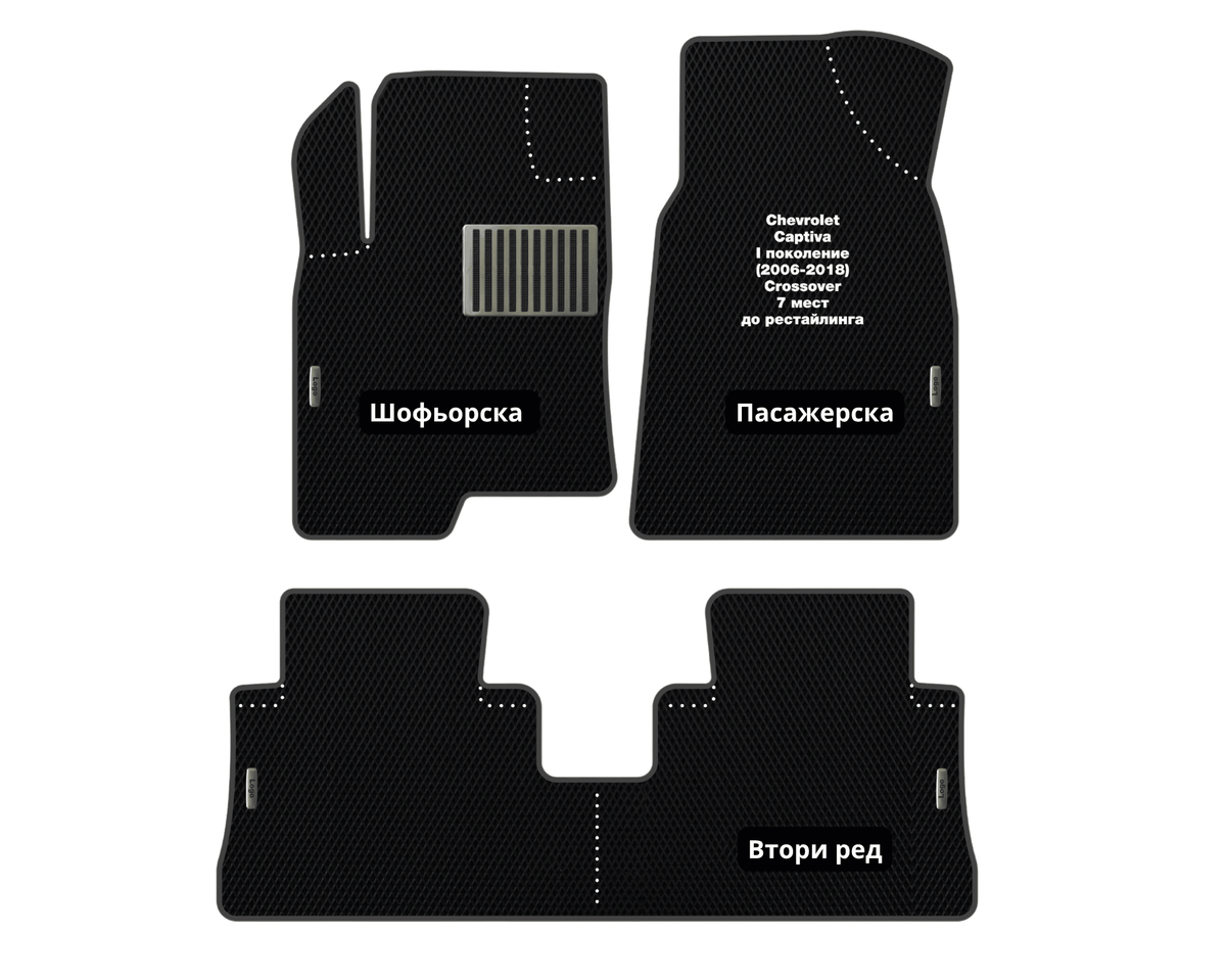 EVA Стелки Chevrolet Captiva (2006-2011) Кросовер I поколениe