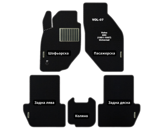 Volvo 850 Estate (1991-1997) VOL-07 EVA floor mat set