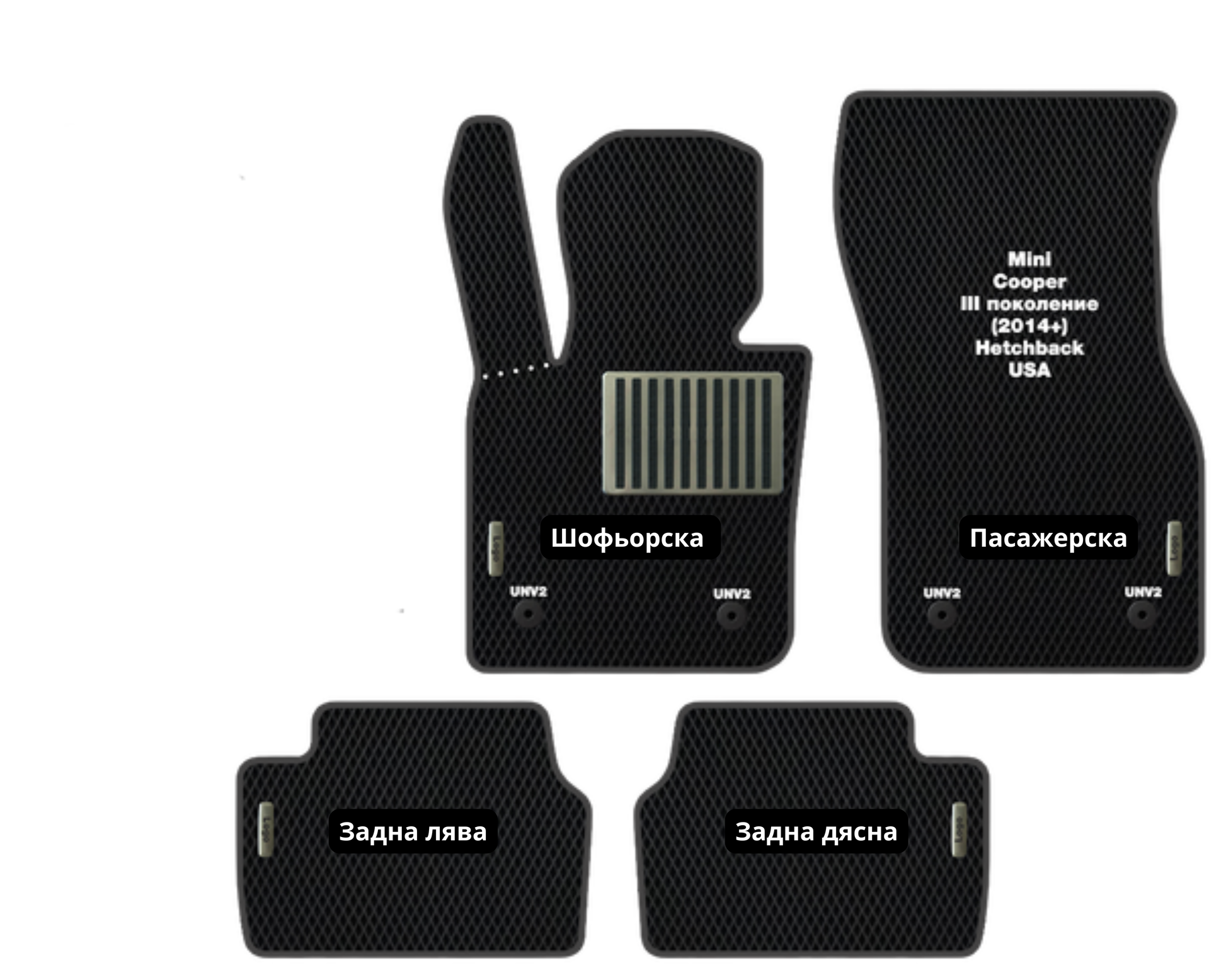 Mini Cooper F55 M-12 EVA floor mat set