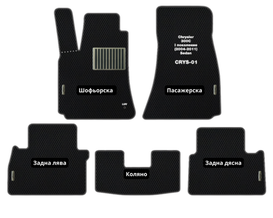 Chrysler 300C (2004-2011) CRYS-01 EVA floor mat set