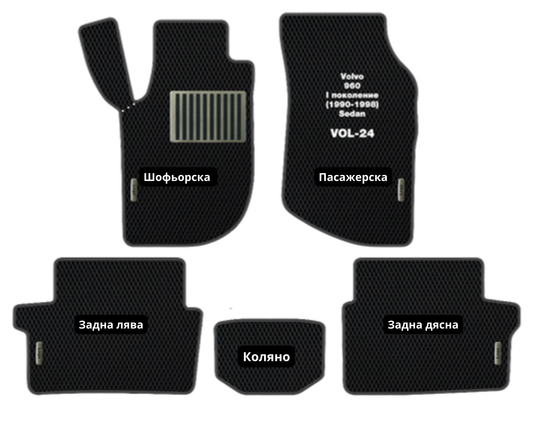 Volvo 960 Sedan (1990-1998) VOL-24 EVA floor mat set