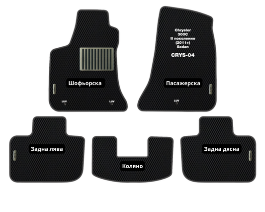 Chrysler 300C (2011-…) CRYS-04 EVA floor mat set