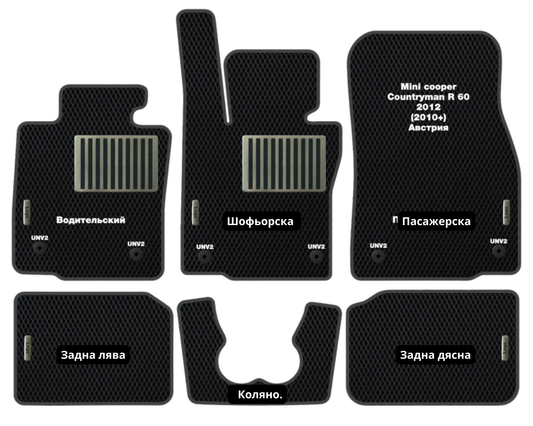 Mini Countryman R60 M-71 EVA floor mat set
