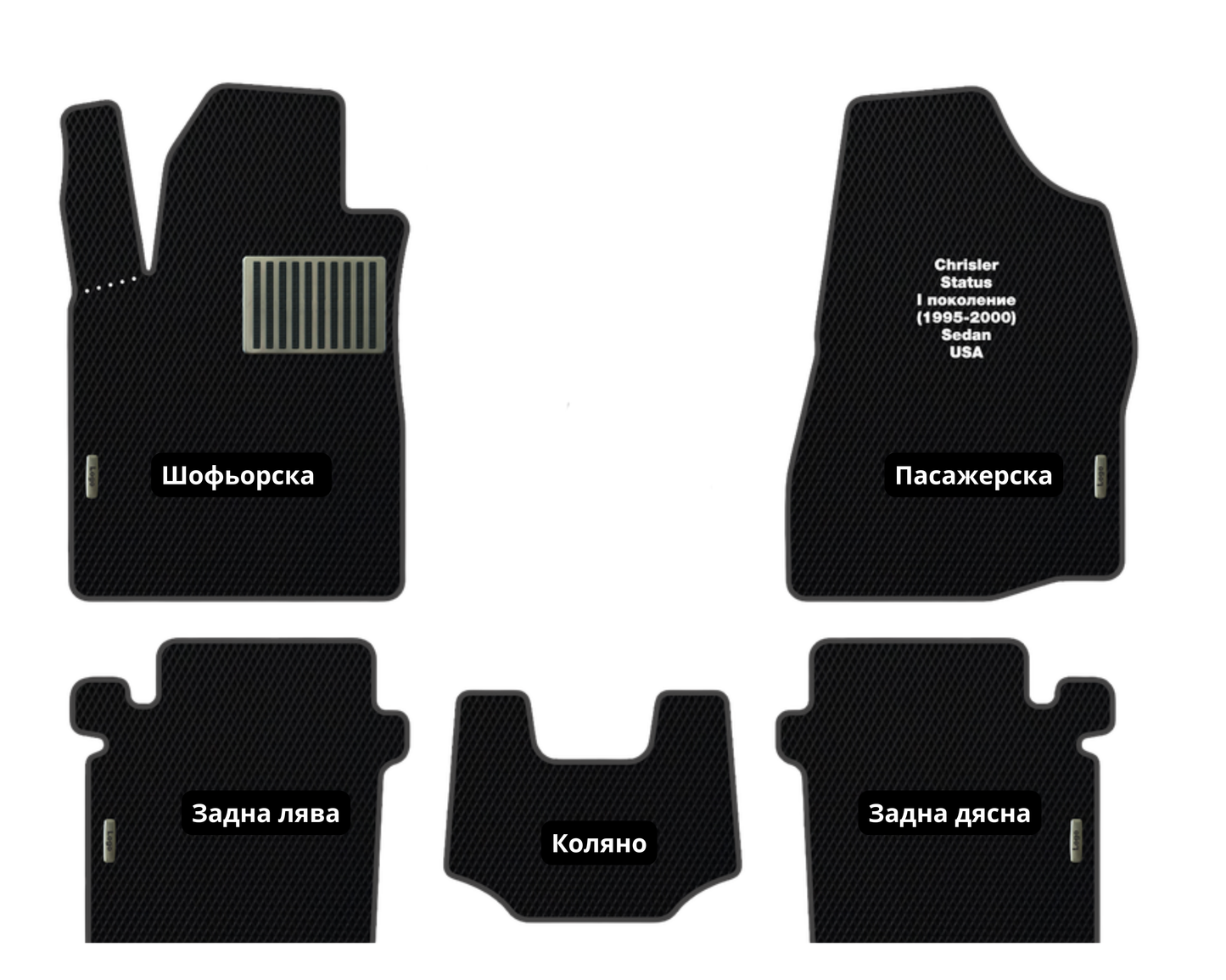 Chrysler Stratus (1995-2000) CRYS-18 EVA floor mat set