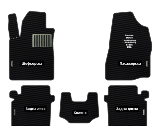 Chrysler Stratus (1995-2000) CRYS-18 EVA floor mat set