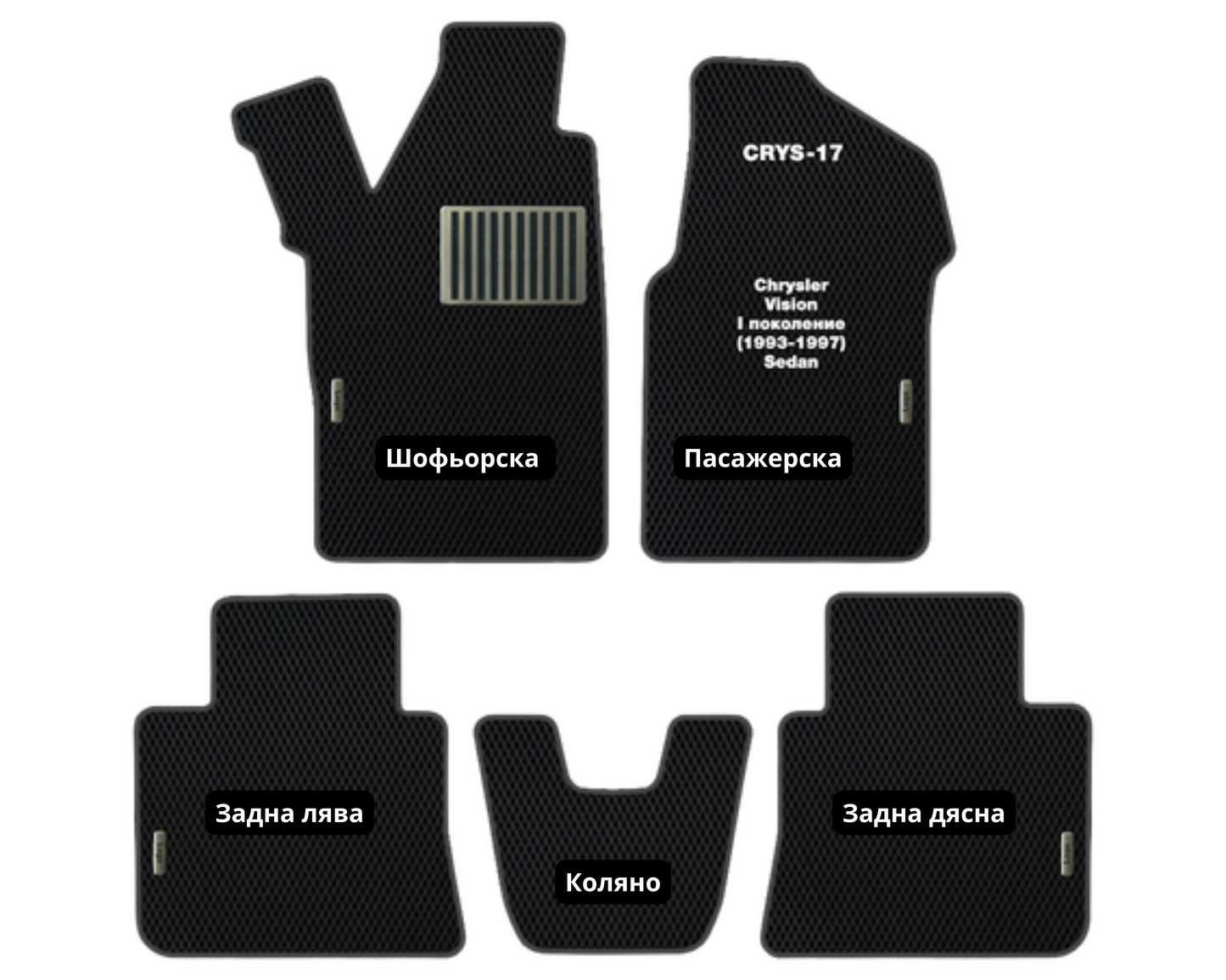 Chrysler Vision (1993-1997) CRYS-17 EVA floor mat set