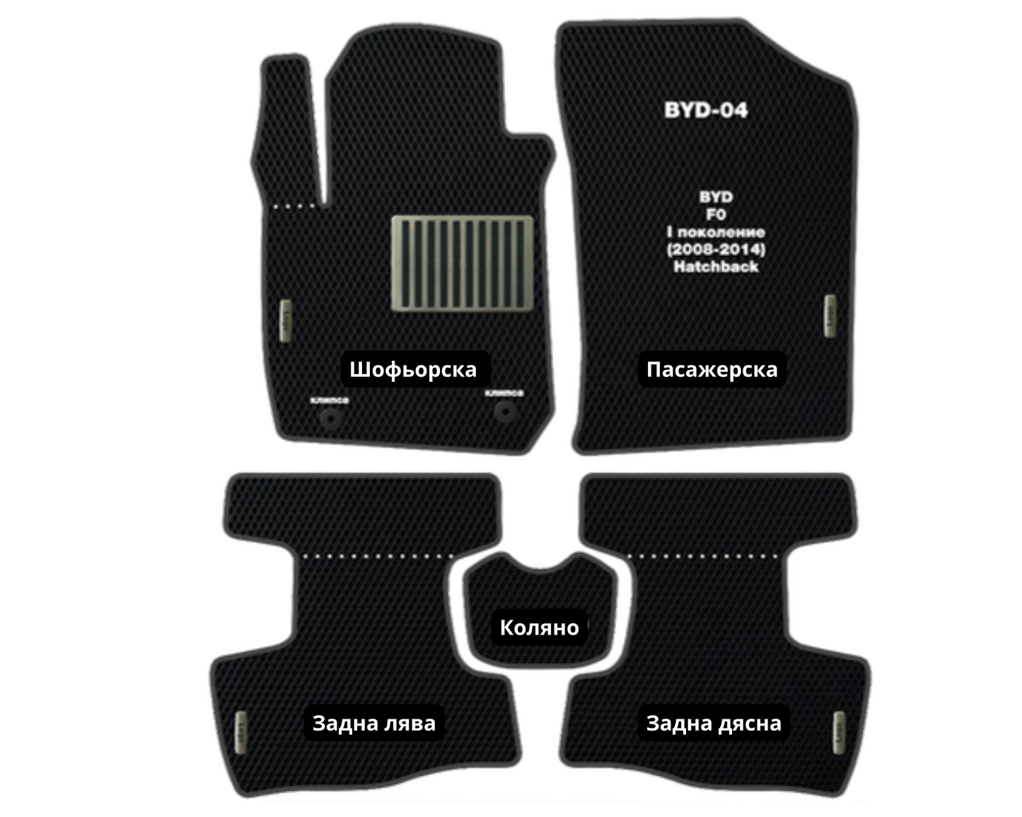 BYD F0 BYD-04 EVA floor mat set