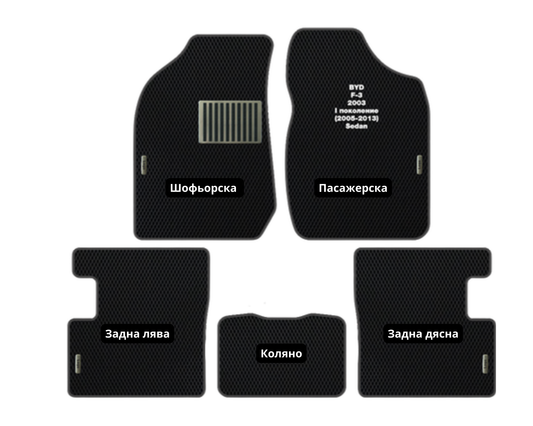 BYD F3 BYD-01 EVA floor mat set