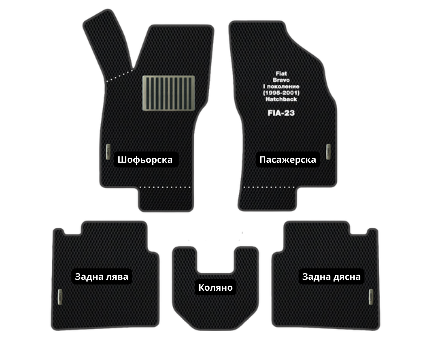 Fiat Bravo (1995-2001) FIA-23 EVA floor mat set