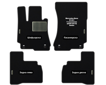 Премиум Стелки Mercedes-Benz W221 S-Class (2005-2013) Седан V поколение