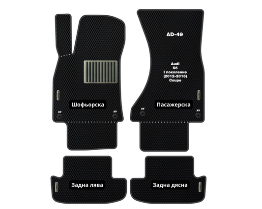 Премиум Стелки Audi S5 (2012-2016) Купе I поколение