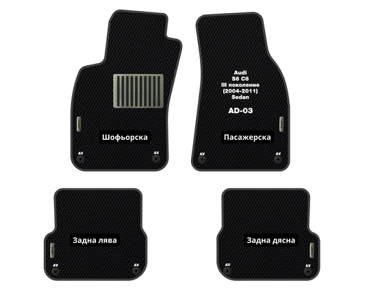 Премиум Стелки Audi S6 C6 (2004-2011) Седан III поколение