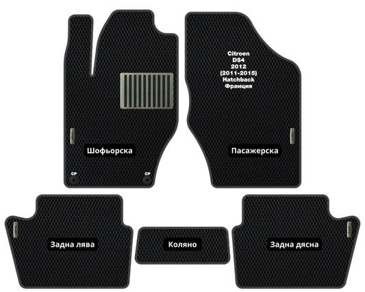 Премиум Стелки Citroen DS4 (2011-2015) Хетчбек I  поколение