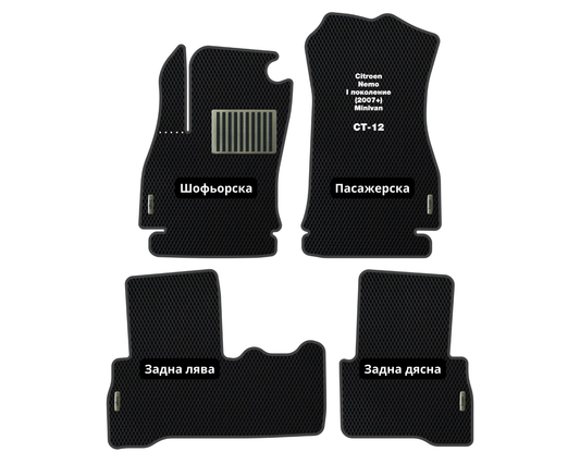 Премиум Стелки Citroen Nemo (2007-…) Миниван I поколение