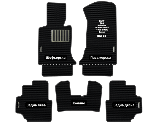 EVA Стелки BMW E36 3-Series (1992-2000) Купе III поколение (Вариант 2)