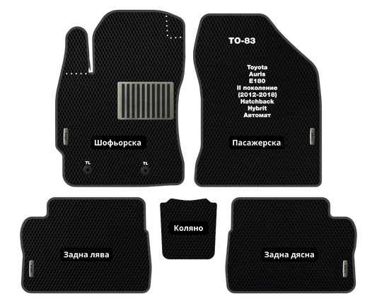 EVA Стелки Toyota Auris E180 (2012-2018) Хетчбек II I поколениe