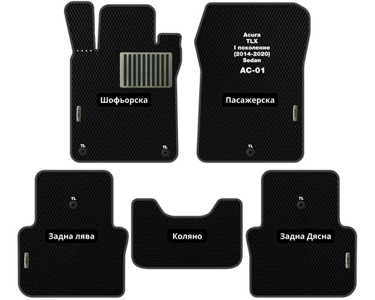 Премиум Стелки Acura TLX (2014-2020) Седан I Поколение