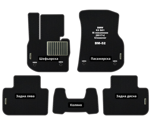 Премиум Стелки BMW X3 G01 (2017-…) Кросовер III поколение