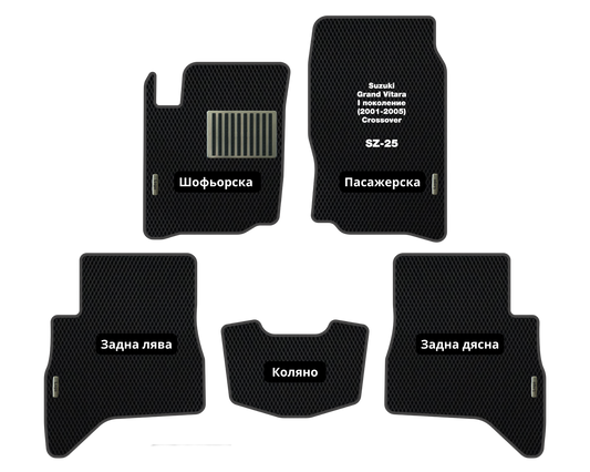 EVA Стелки Suzuki Grand Vitara (2001-2005) Кросовер I поколение (5 врати)