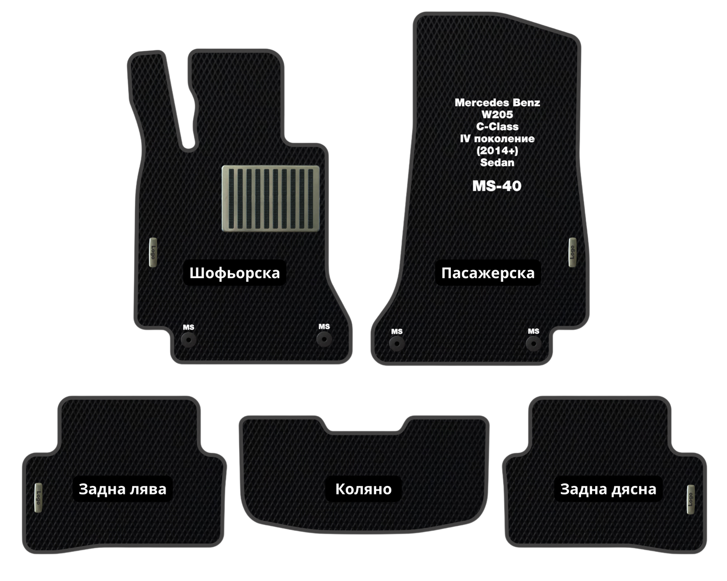 Премиум Стелки Mercedes-Benz W205 C-Class (2014-…) Седан IV поколение