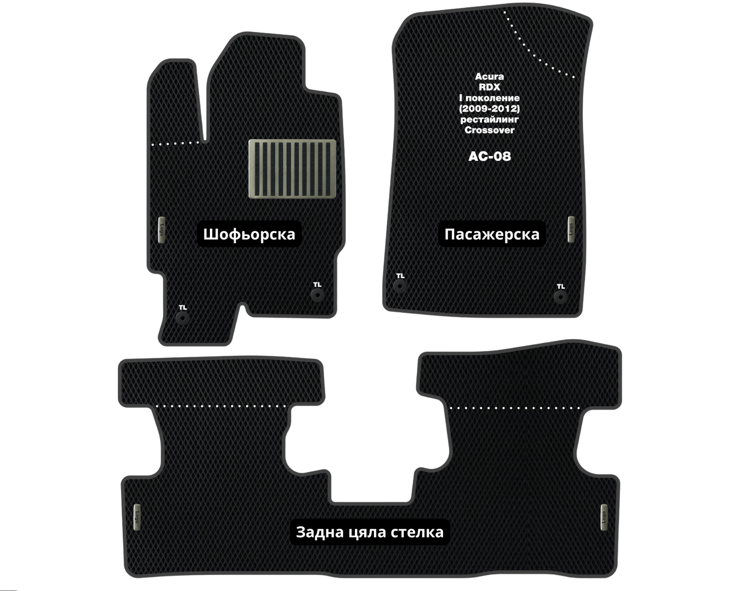 Премиум Стелки Acura RDX (2009-2012) Кросовер I Поколение