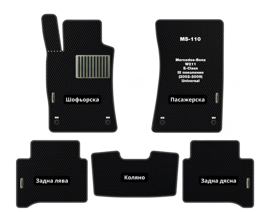 Премиум Стелки Mercedes-Benz W211 E-Class (2002-2009) Комби III поколение