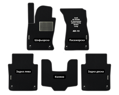 Премиум Стелки Audi A8 D3/E4 (2002-2009) Седан II поколение (Дълга база)