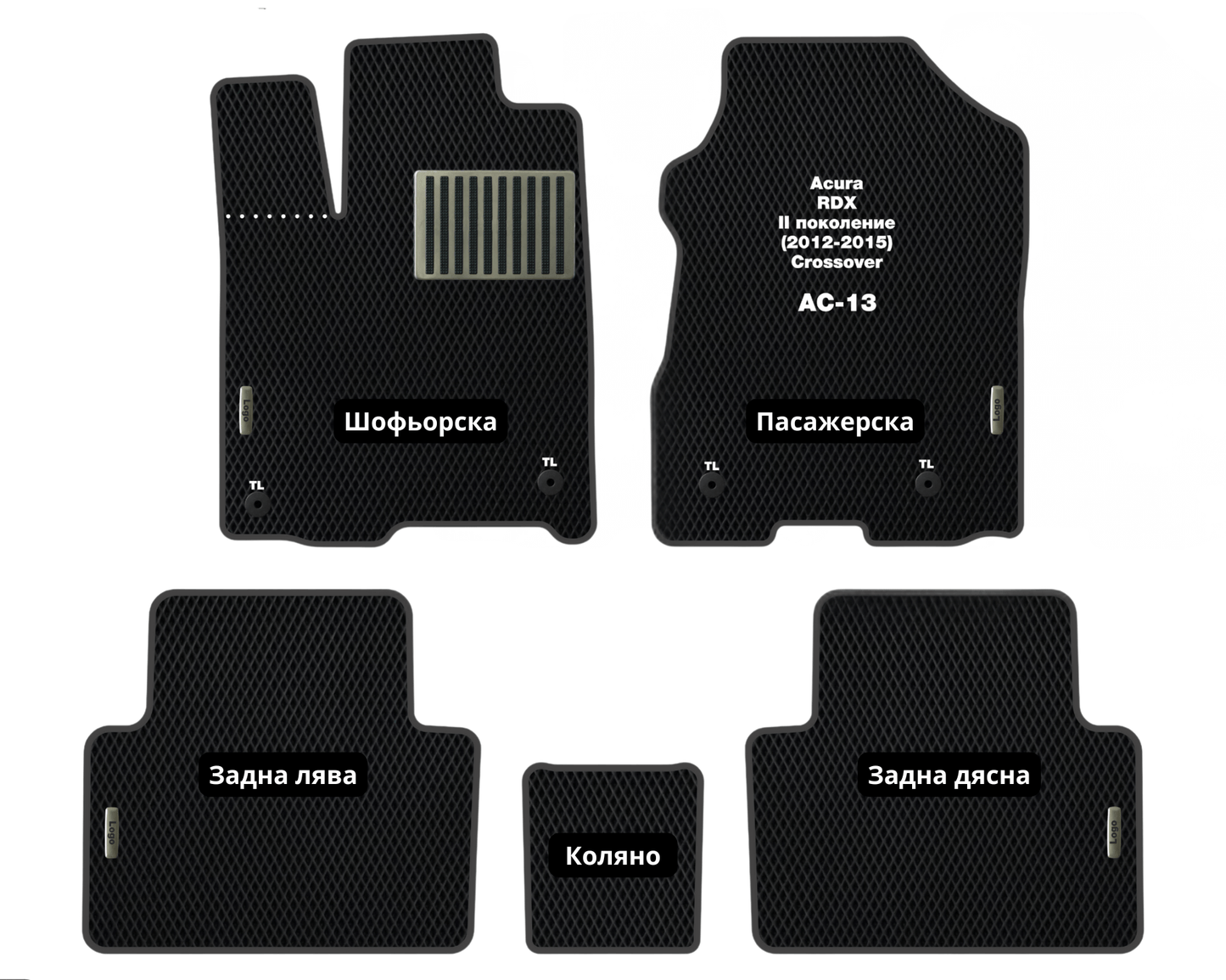 Премиум Стелки Acura RDX (2012-2015) Кросовер II Поколение
