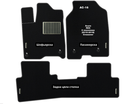 Премиум Стелки Acura RDX (2015-2018) Кросовер II Поколение