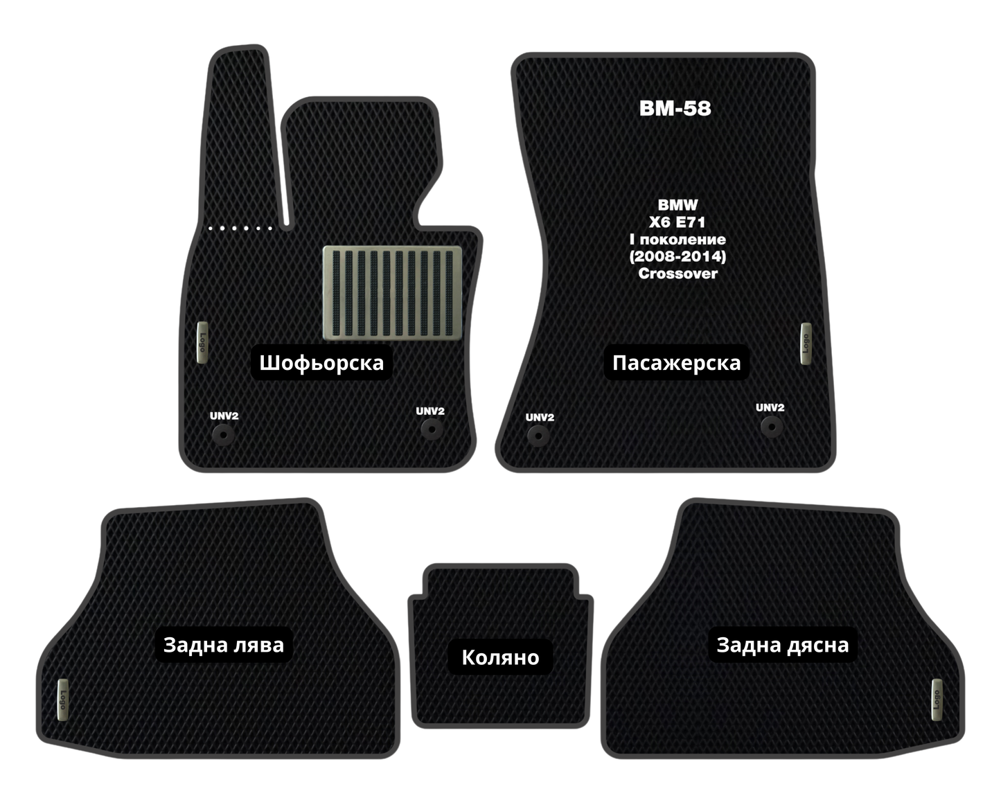 Премиум Стелки BMW X6 E71 (2008-2014) Кросовер I поколение