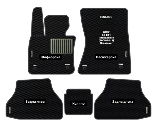 Премиум Стелки BMW X6 E71 (2008-2014) Кросовер I поколение