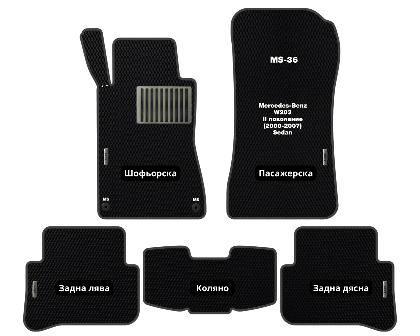 Премиум Стелки Mercedes-Benz W203 C-Class (2000-2007) Седан II поколение