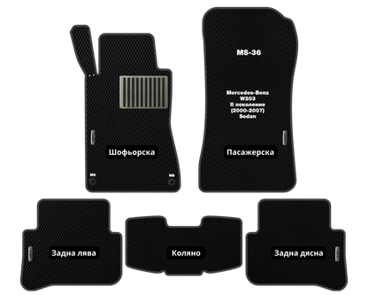 Премиум Стелки Mercedes-Benz W203 C-Class (2000-2007) Седан II поколение