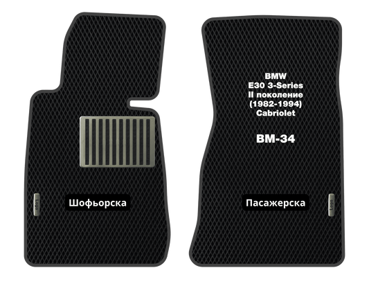 EVA Стелки BMW E30 3-Series (1982-1994) Кабрио II поколение