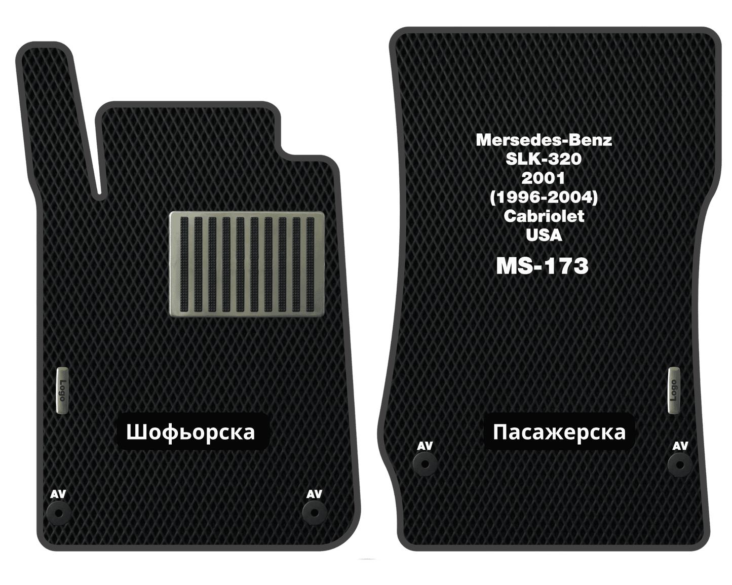 EVA Стелки Mercedes-Benz R170 SLK-Class (1996-2004) Кабрио I поколение