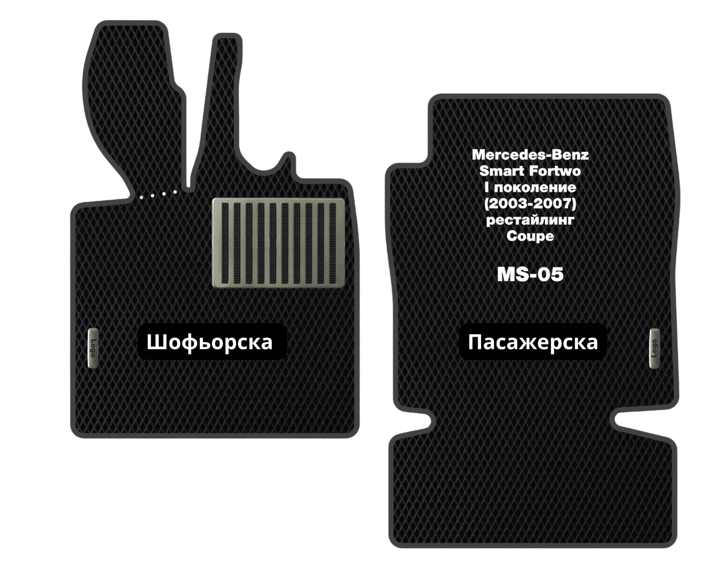EVA Стелки Mercedes-Benz SMART Fortwo (2003-2007) Купе I поколение