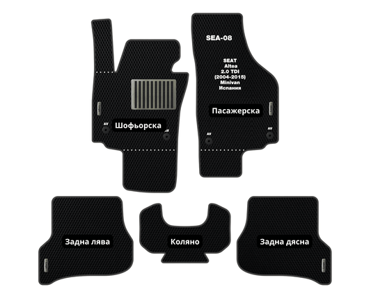 EVA Стелки Seat Altea (2004-2015) Миниван I поколение