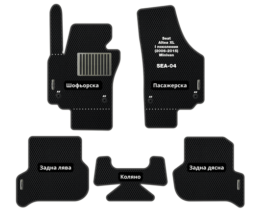 EVA Стелки Seat Altea XL (2006-2015) Миниван I поколение