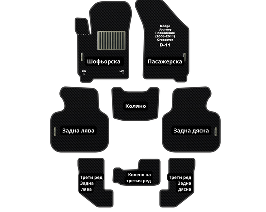 EVA Стелки Dodge Journey (2008-2011) Кросовер I поколение